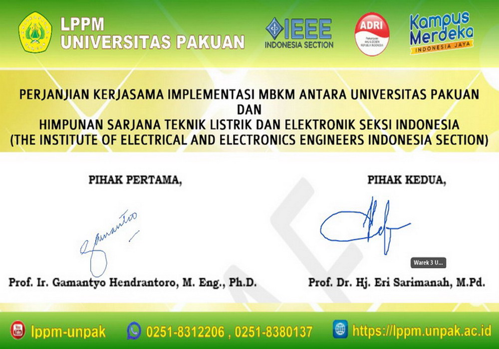 Webinar Technology And Society LPPM Universitas Pakuan Bersama IEEE